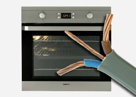 Electric Oven with Cable